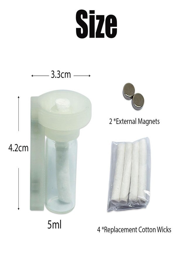 Daerky Jumping Spider Water Dispenser, Magnetic Hanging Feeder,Suitable for Jumping Spiders,Tarantulas, Praying Mantises,Arboreal Animals, and Other Small Animal Enclosure Accessories (Transparent, 5ML) - Image 4
